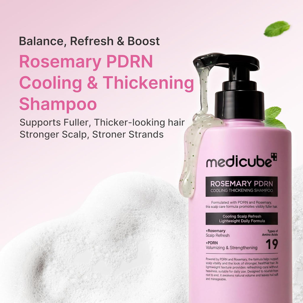 Medicube Rosemary PDRN Cooling Thickening Shampoo 400 ml