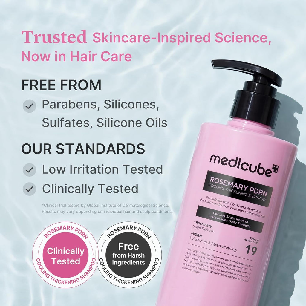 Medicube Rosemary PDRN Cooling Thickening Shampoo 400 ml
