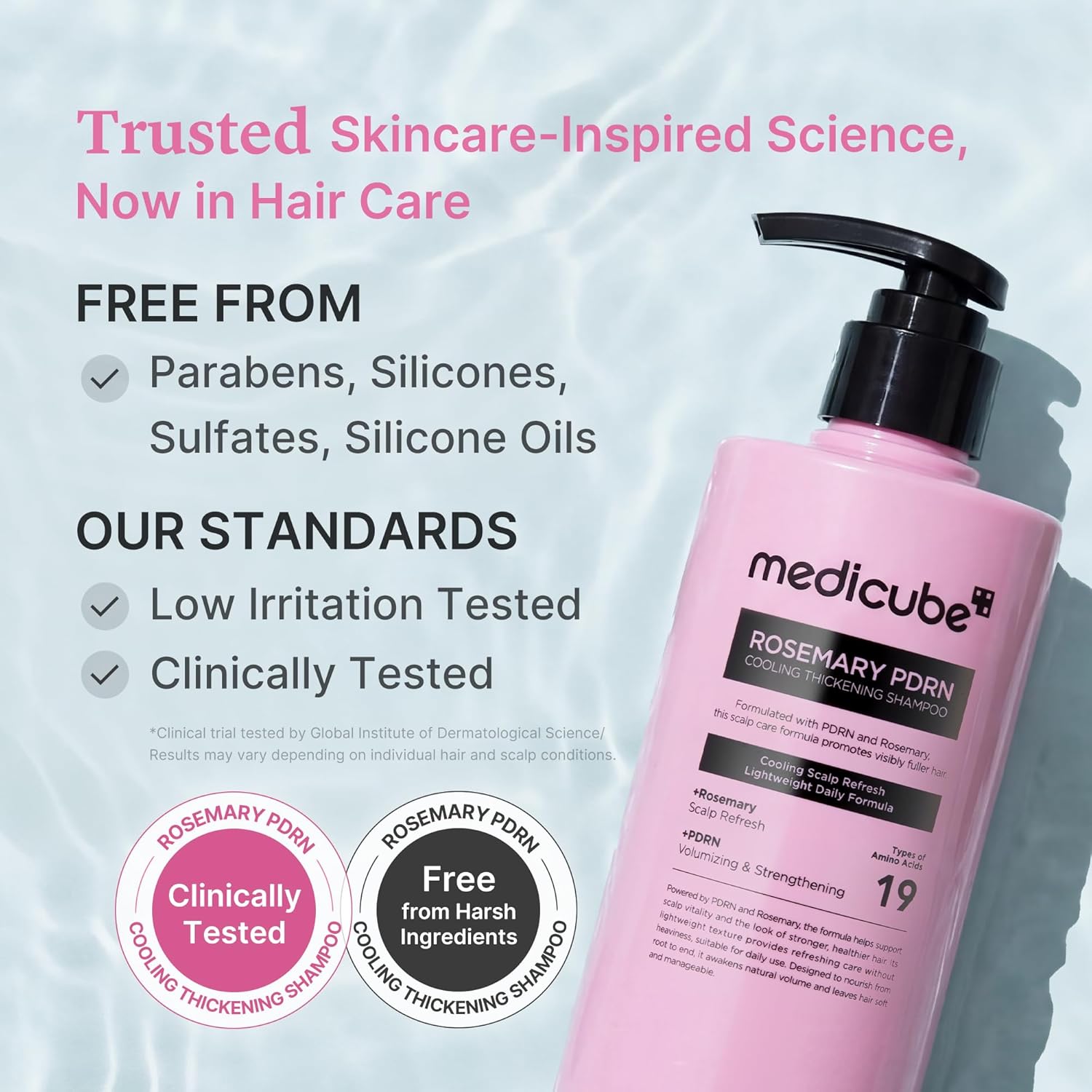 Medicube Rosemary PDRN Cooling Thickening Shampoo 400 ml
