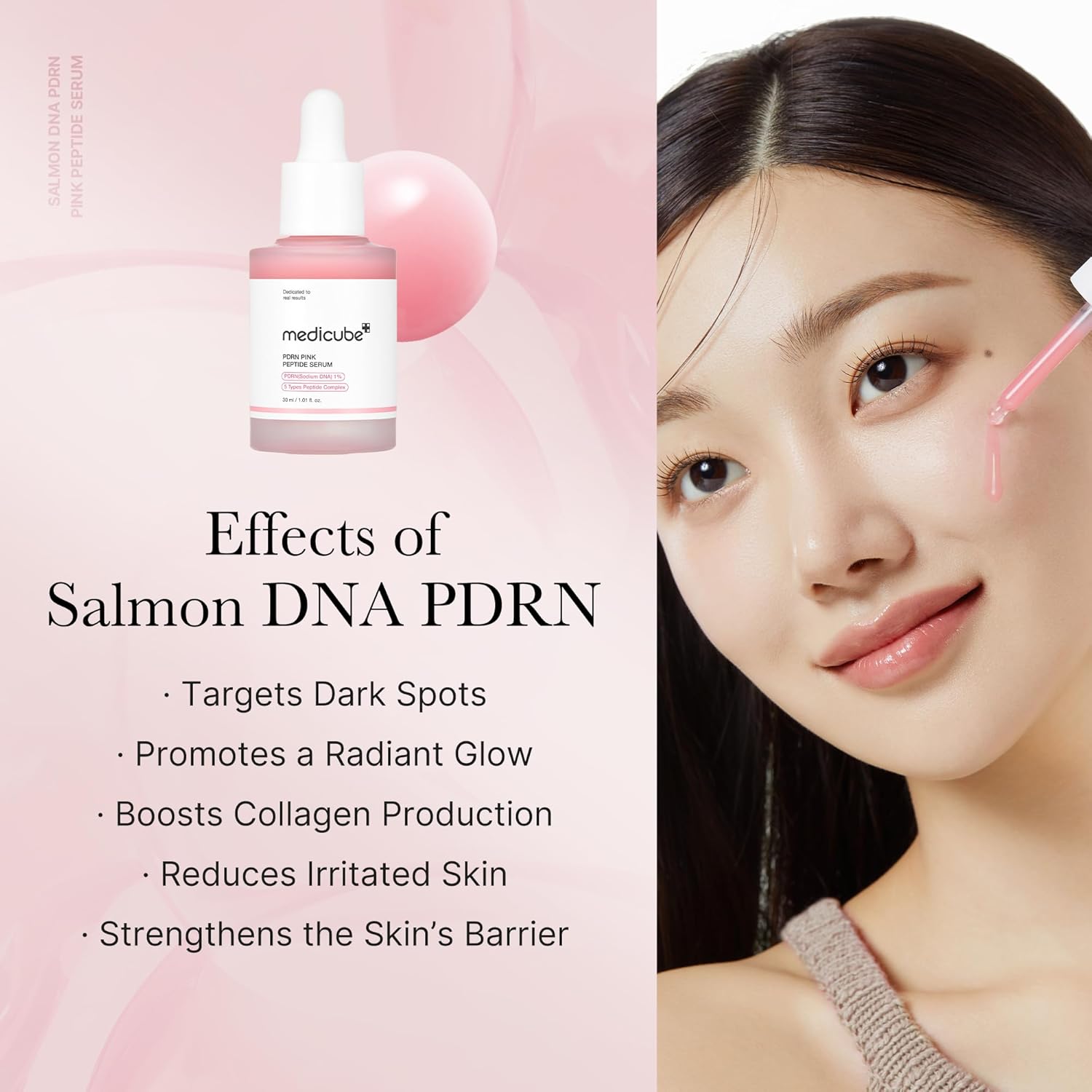 Medicube PDRN Pink Peptide Serum 30 ml / 1.01 oz
