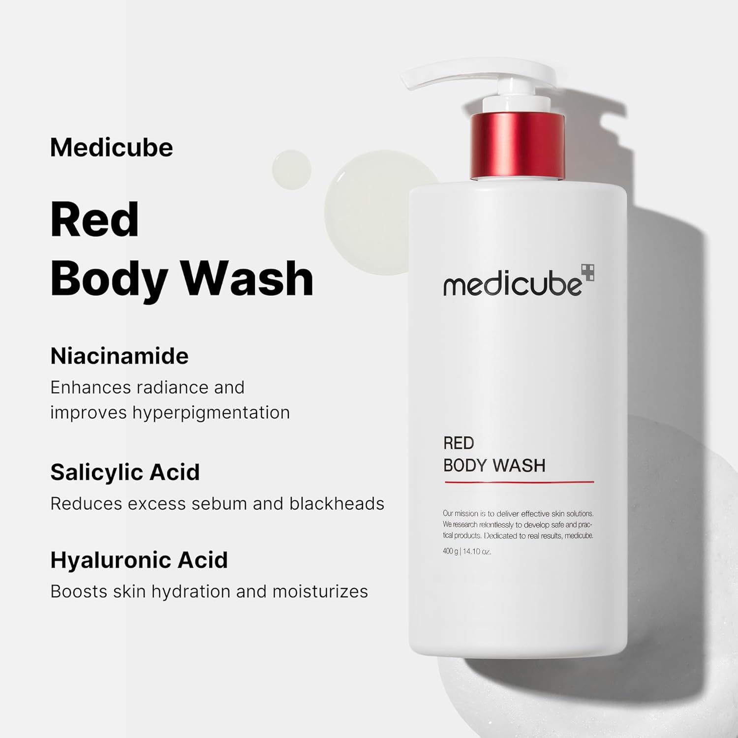 Medicube Red Acne Body Wash 400 g / 14.10 oz