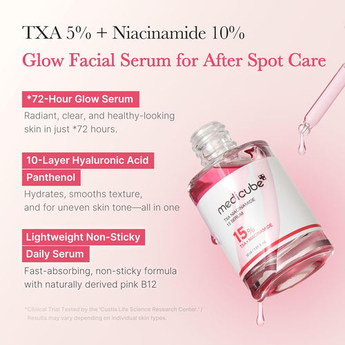Medicube Tranexamic Acid + Niacinamide 15% Glow Serum 30 ml / 1.01 oz