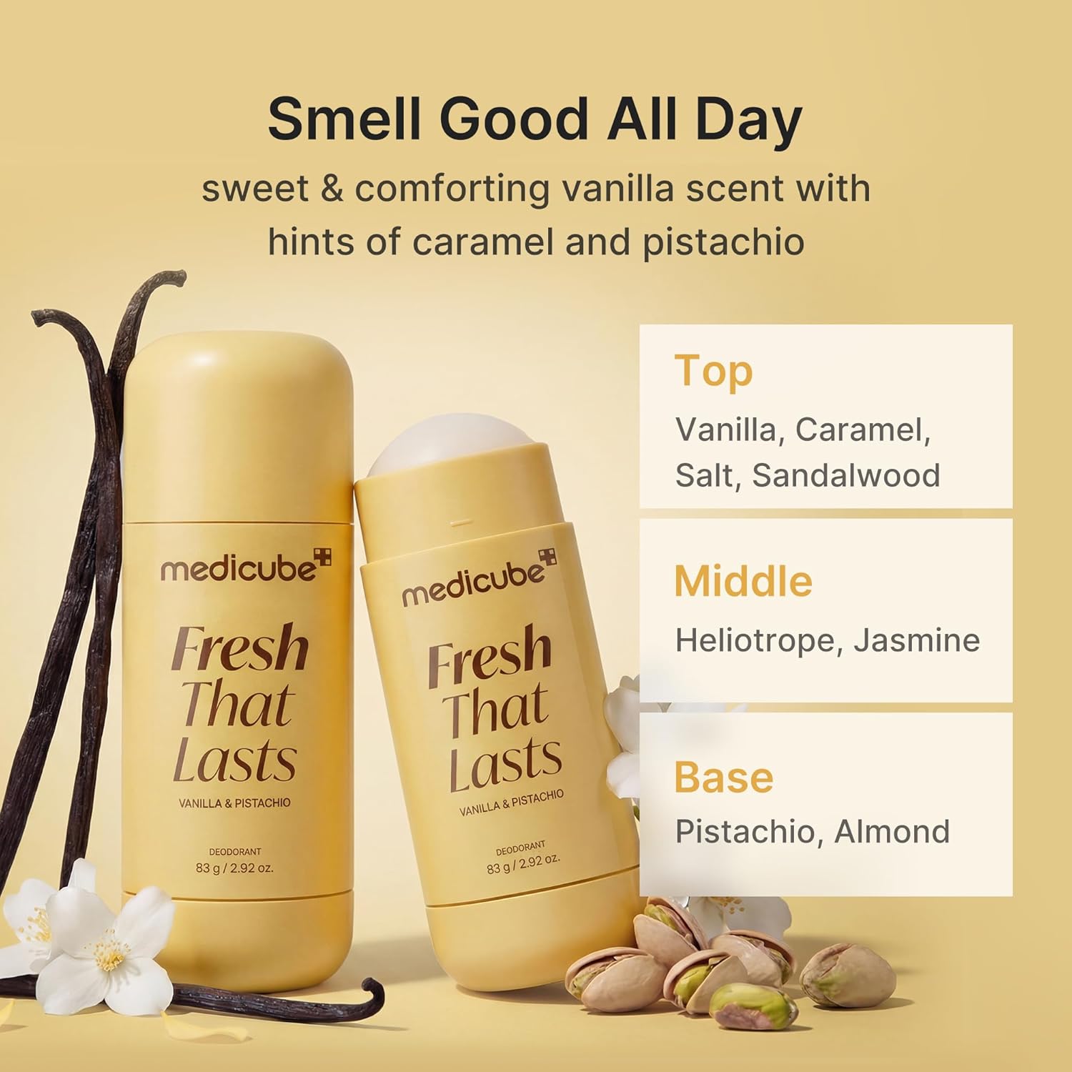 Medicube Vanilla & Pistacho Deodorant 80 g