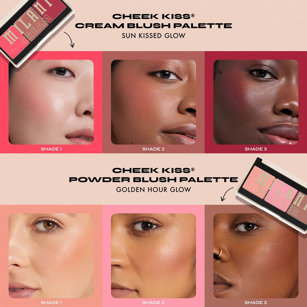 Milani Cheek Kiss Cream Blush Palette | 110 Sun Kissed Glow
