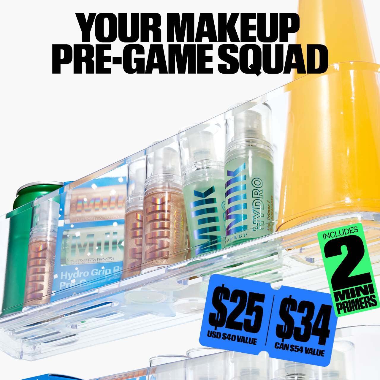 Milk Makeup Mini Hydro Grip Primer Pre-Game Pack Set