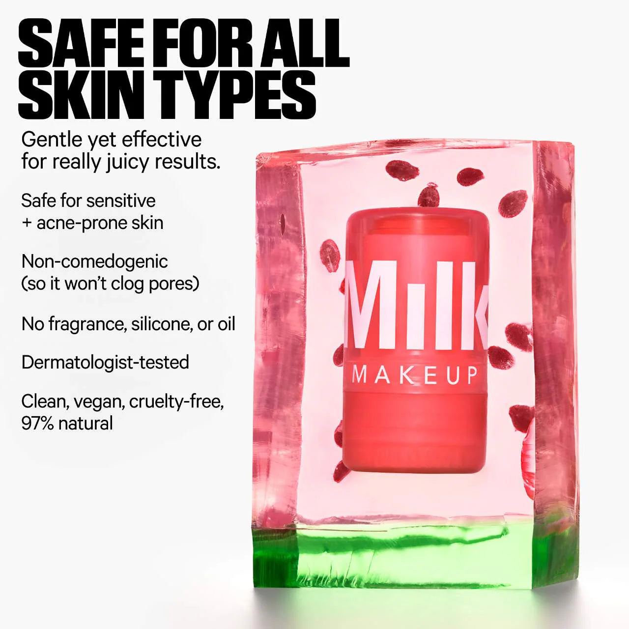 Milk Makeup Watermelon Jelly Brightening Serum Stick with Peptides