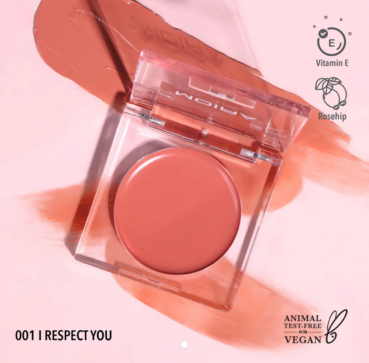 Moira Loveheat Cream Blush | 01 I Respect You