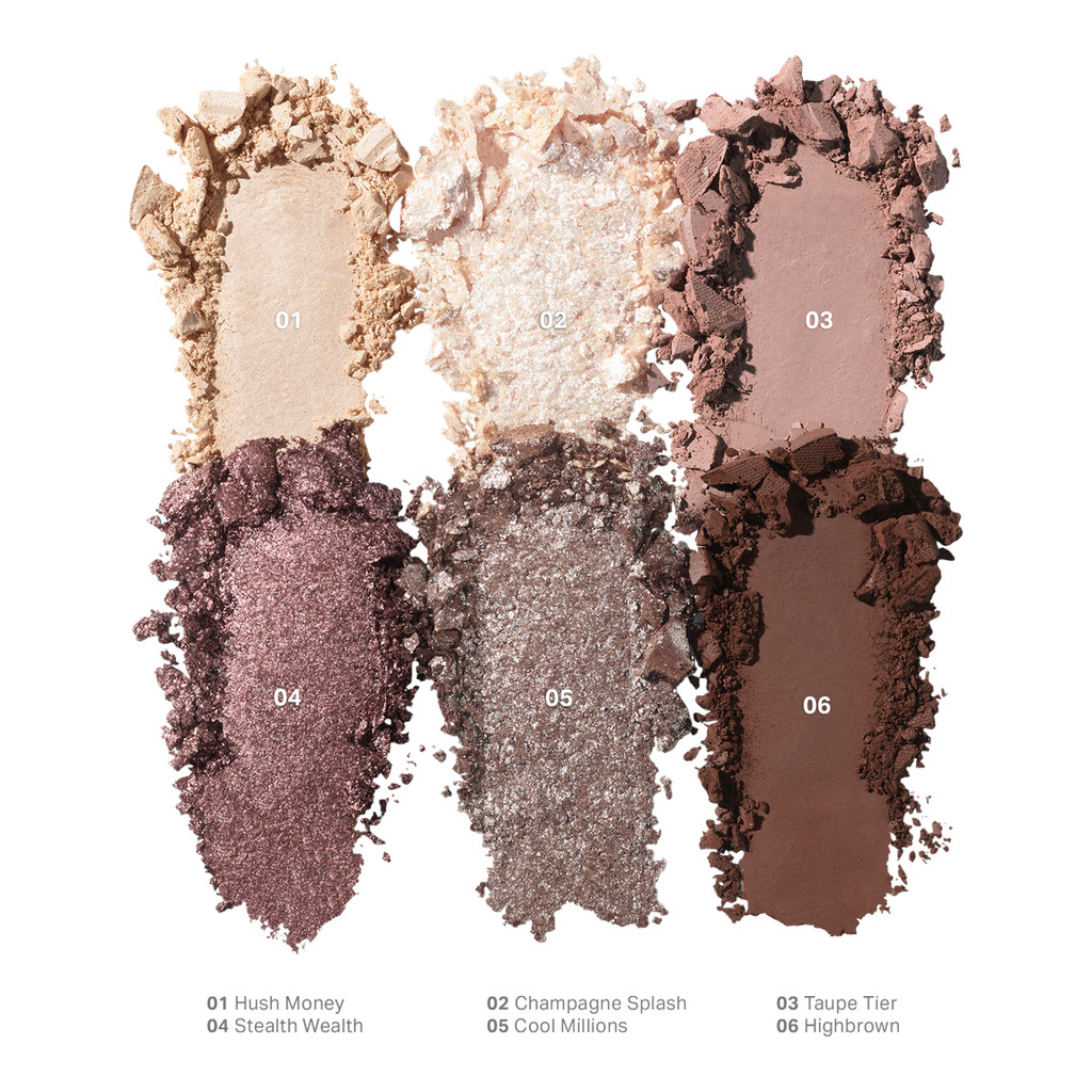 Morphe ChromaPlus 6-Pan Eyeshadow Palette | Rich Glitch