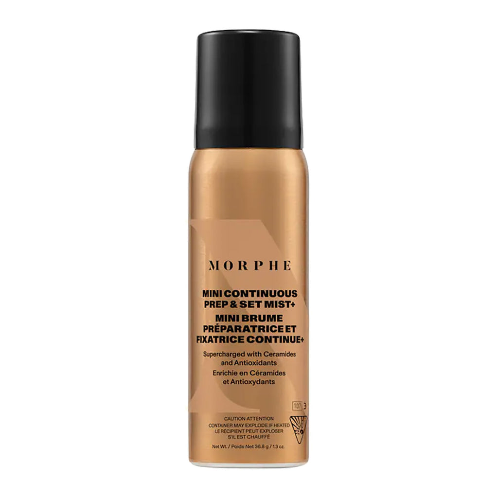 Morphe Mini SuperCharged Continuous Prep & Set Mist with Antioxidants and Ceramides 1.3 oz / 36.8 g