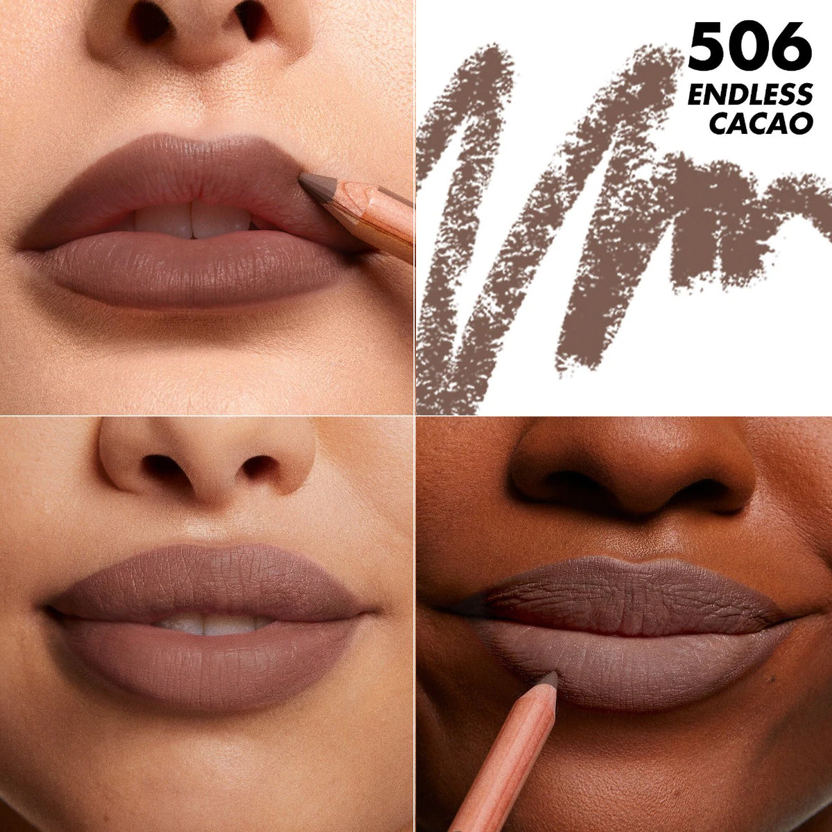 Make Up For Ever Artist Color Pencil Lip & Eye Liner | 506 Endless Cacao