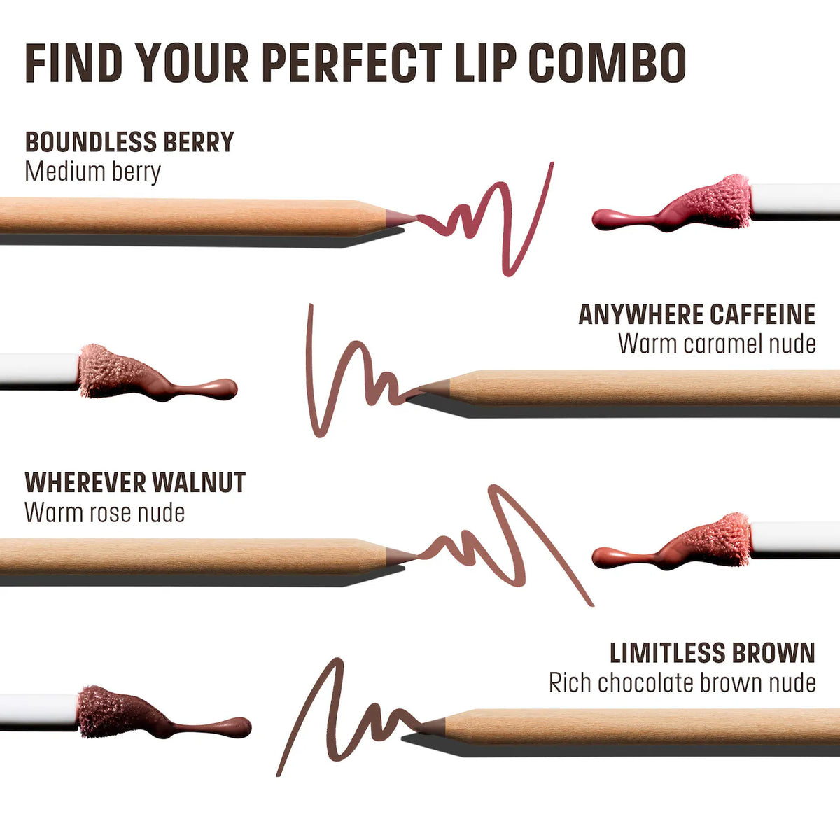 Make Up For Ever Artist Color Pencil Lip & Eye Liner | 606 Wherever Walnut