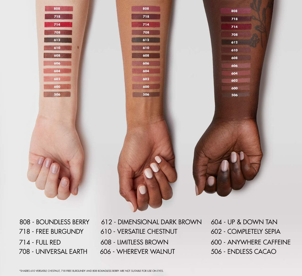 Make Up For Ever Artist Color Pencil Lip & Eye Liner | 606 Wherever Walnut