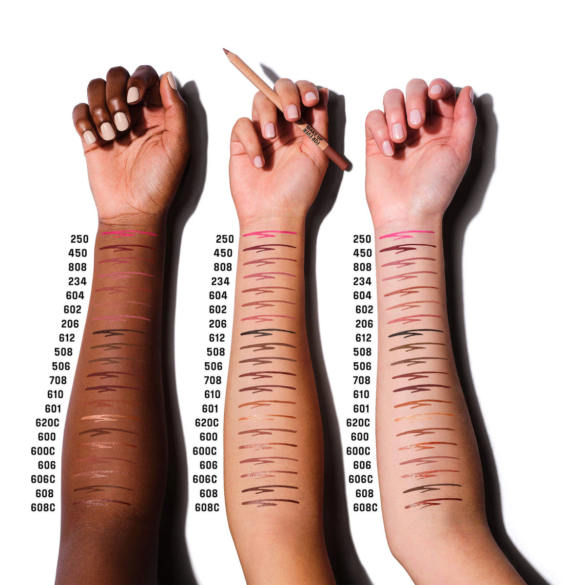 Make Up For Ever Artist Color Pencil Lip & Eye Liner | 606 Wherever Walnut
