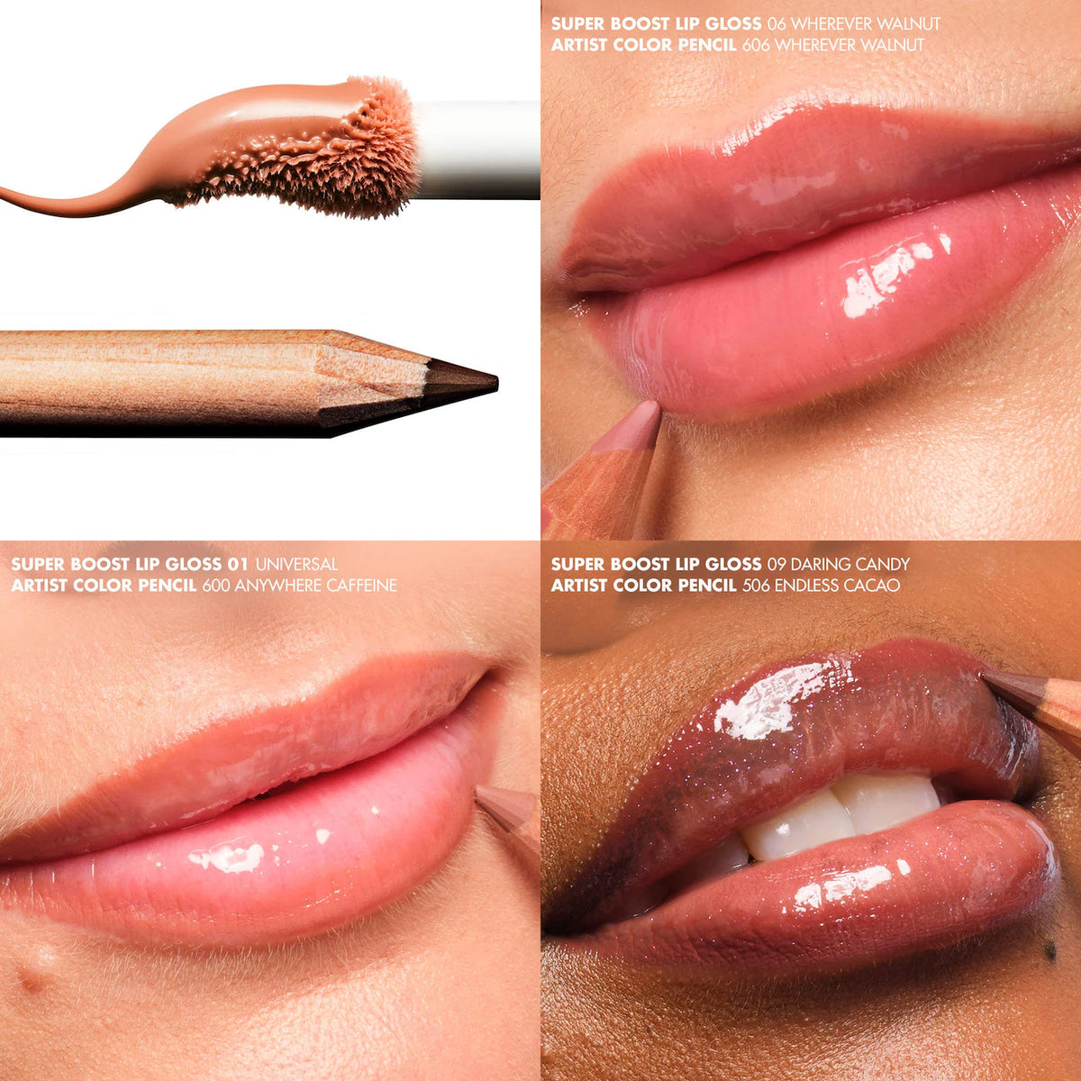 Make Up For Ever Artist Color Pencil Lip & Eye Liner | 606 Wherever Walnut