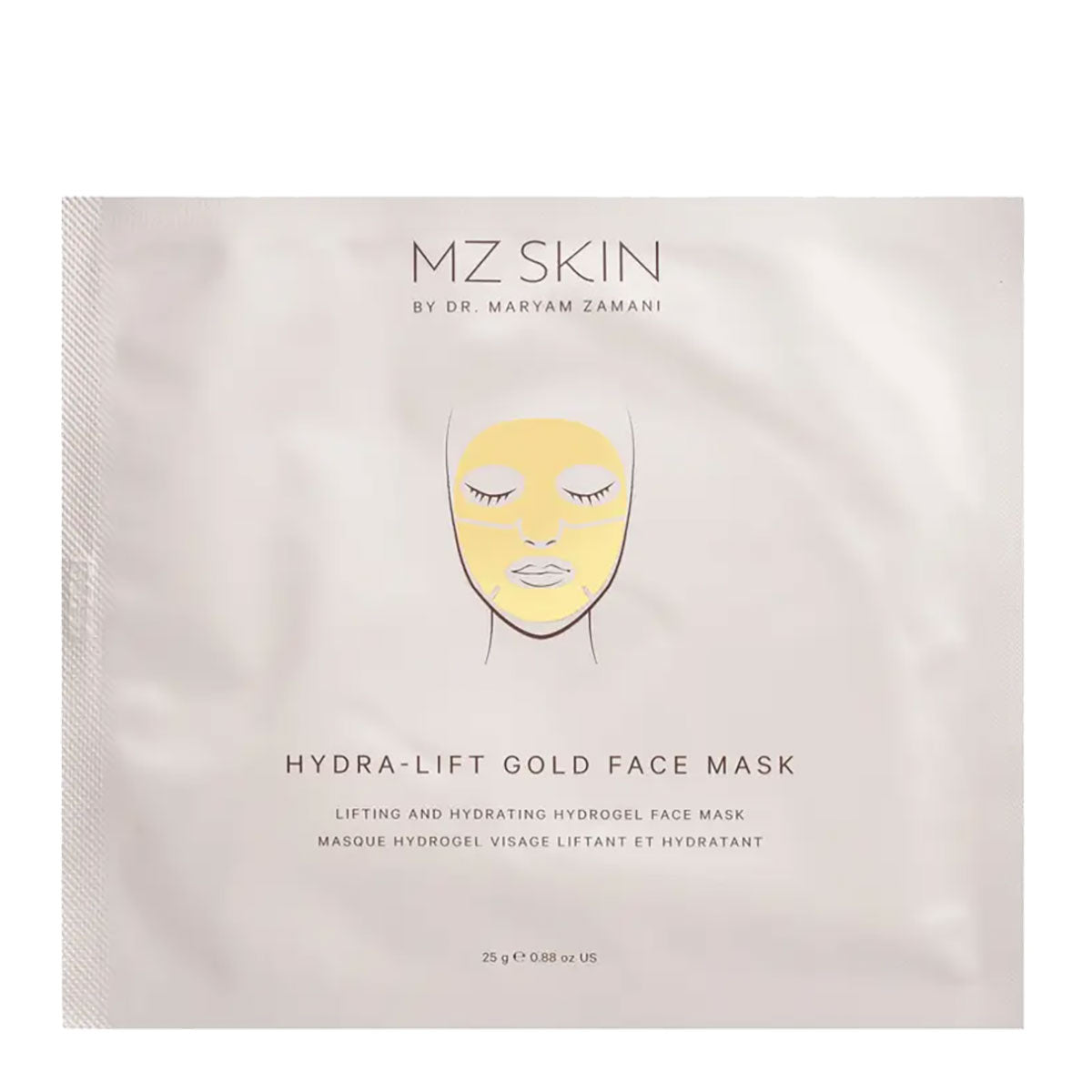 MZ Skin Hydra-Lift Gold Face Mask 1 Hydrogel Face Mask