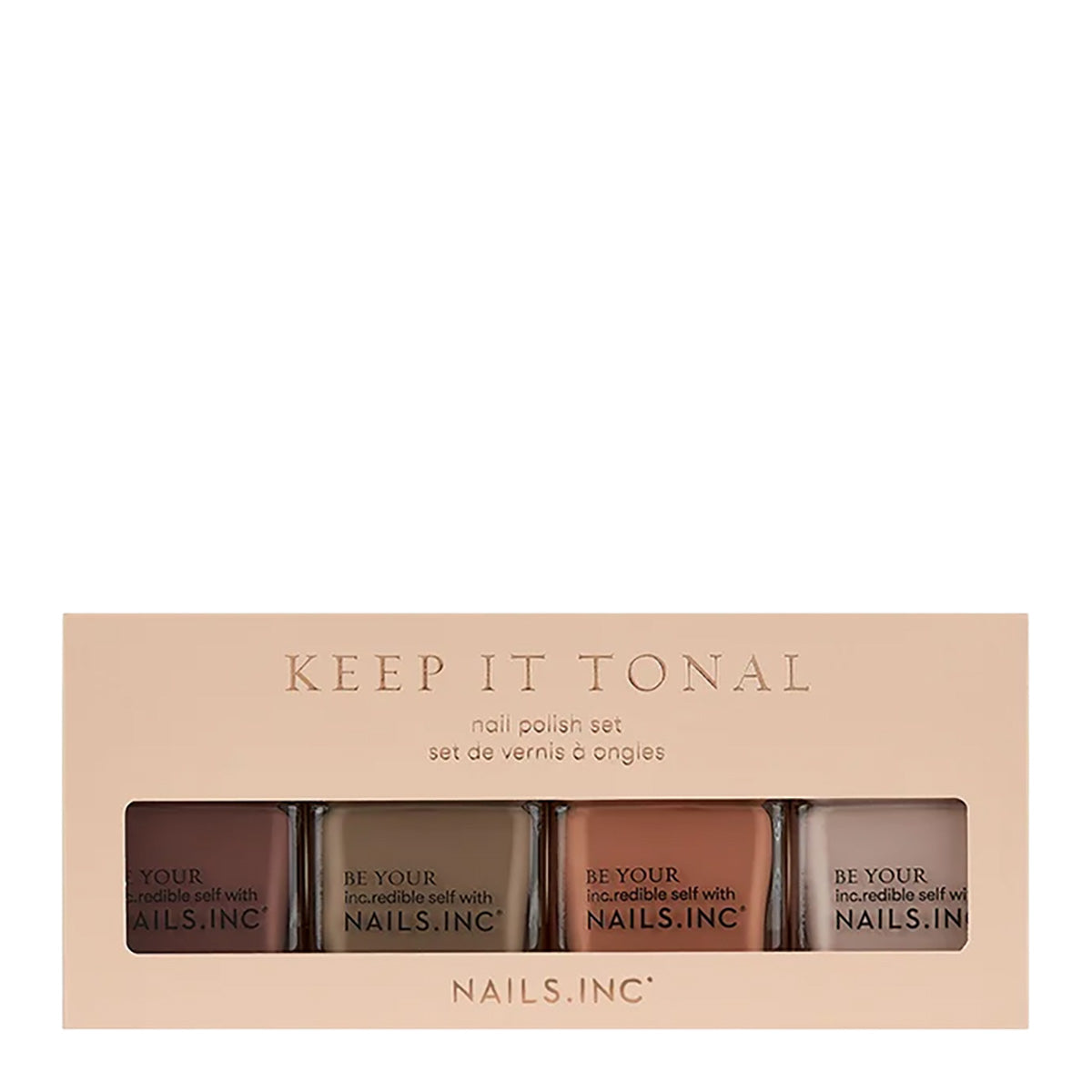 Nails Inc Keep It Tonal Nail Polish Set