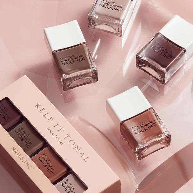 Nails Inc Keep It Tonal Nail Polish Set
