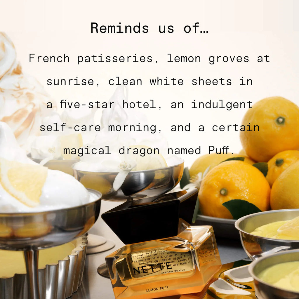 Nette Lemon Puff Eau de Parfum with Vanilla 0.33 oz / 10 ml