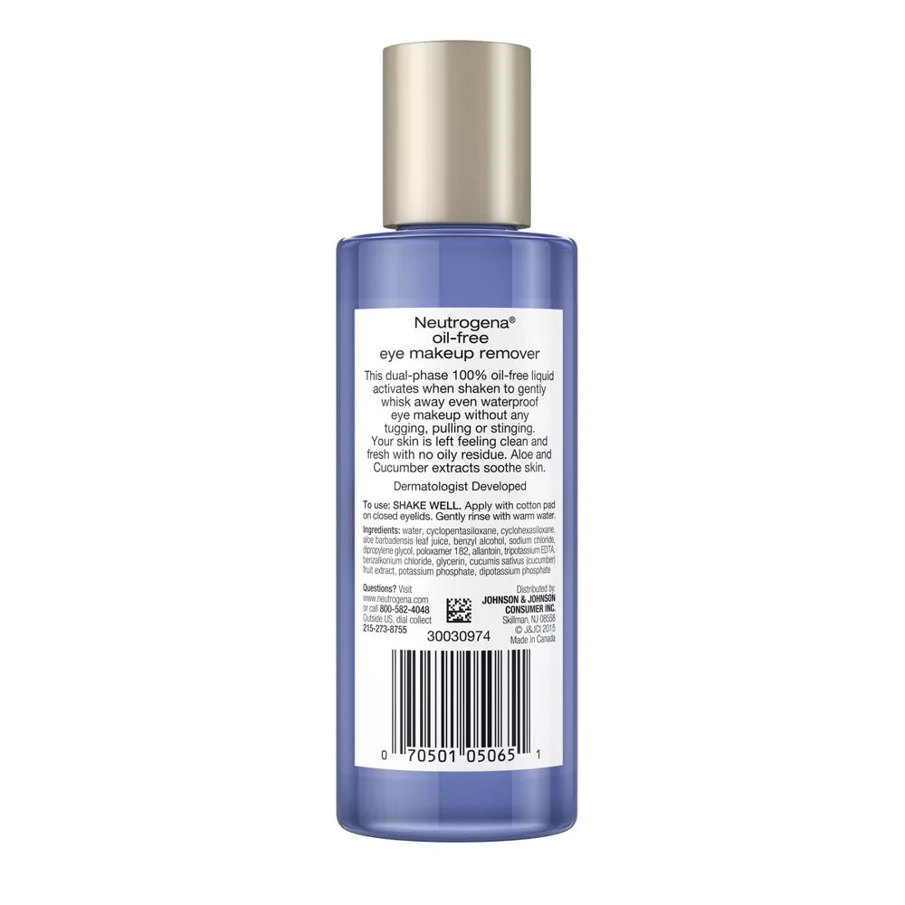Neutrogena Oil Free Eye Makeup Remover 162 ml