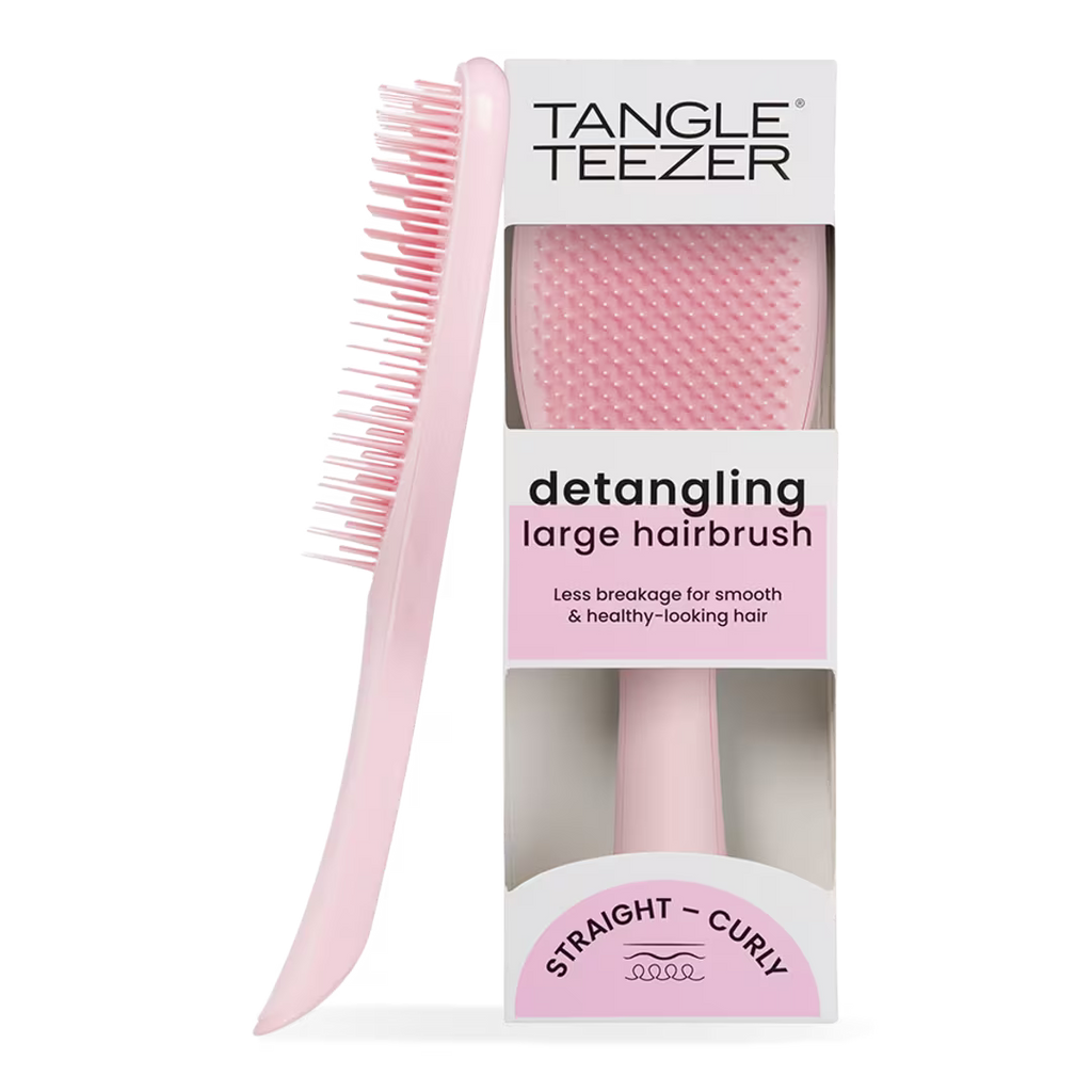 Tangle Teezer The Ultimate Detangler Hairbrush Thick to Wavy Hair | Pink Hibiscus