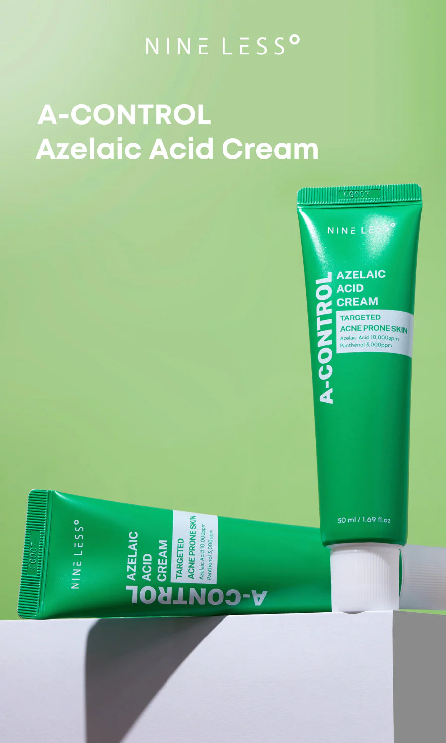Nineless A-Control Azelaic Acid Cream 50 ml / 1.69 oz