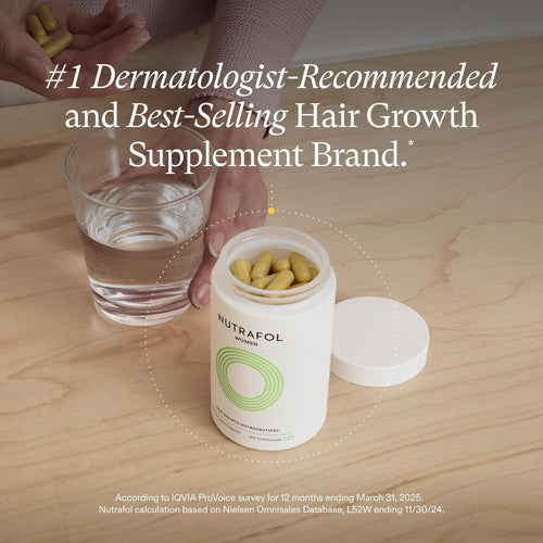 Nutrafol Women's Balance Hair Growth Nutraceutical 18-44 Supplement 120 Cápsulas