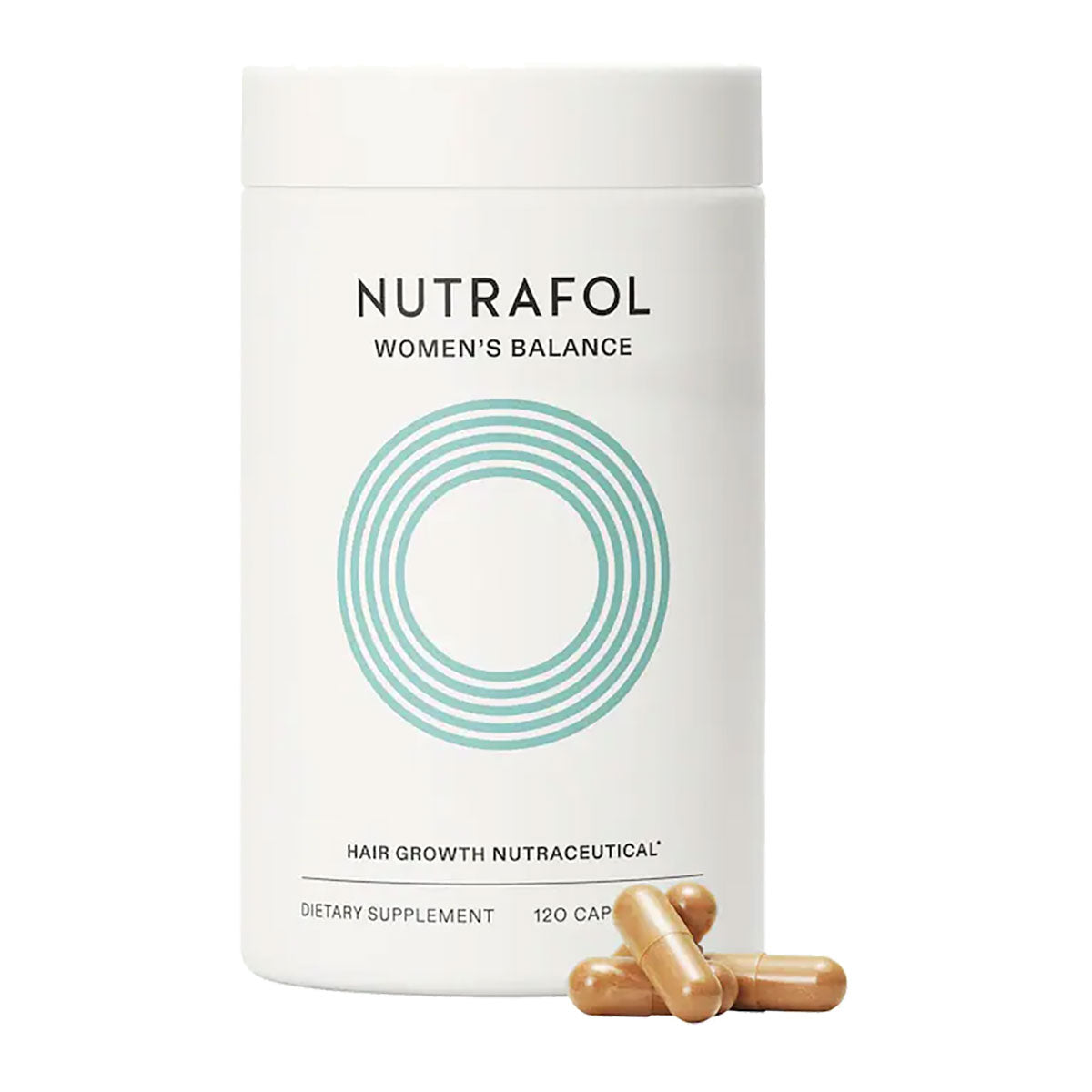 Nutrafol Women's Balance Hair Growth Nutraceutical Supplement 120 Cápsulas