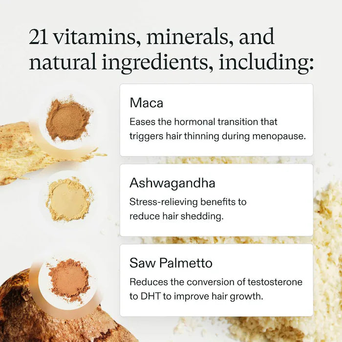 Nutrafol Women's Balance Hair Growth Nutraceutical 45+ Supplement 120 Cápsulas