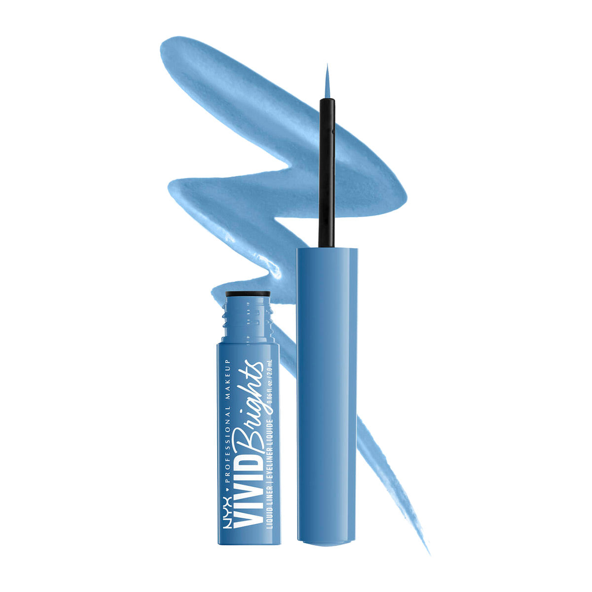 NYX Vivid Brights Matte Liquid Eyeliner | Cobalt Crush