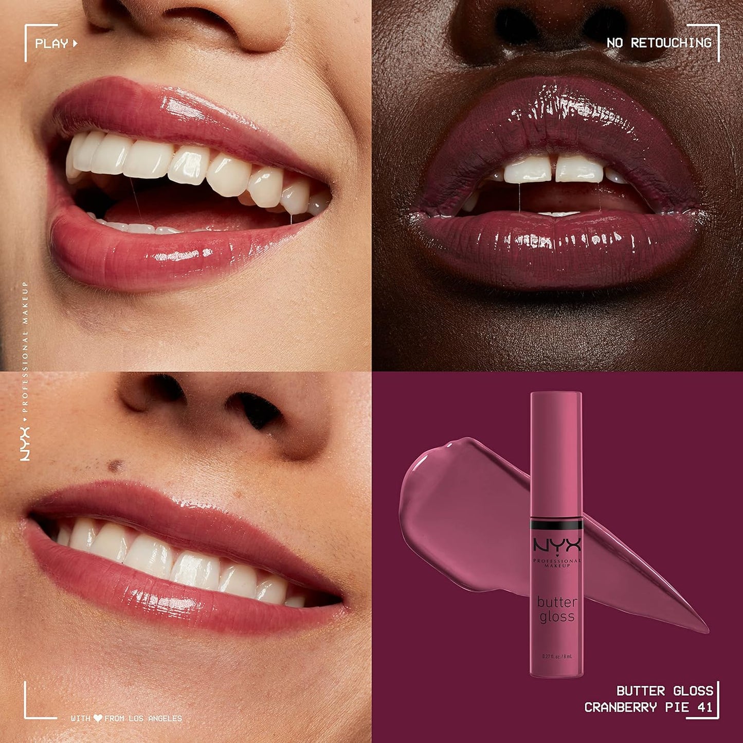 NYX Butter Gloss | Cranberry Pie
