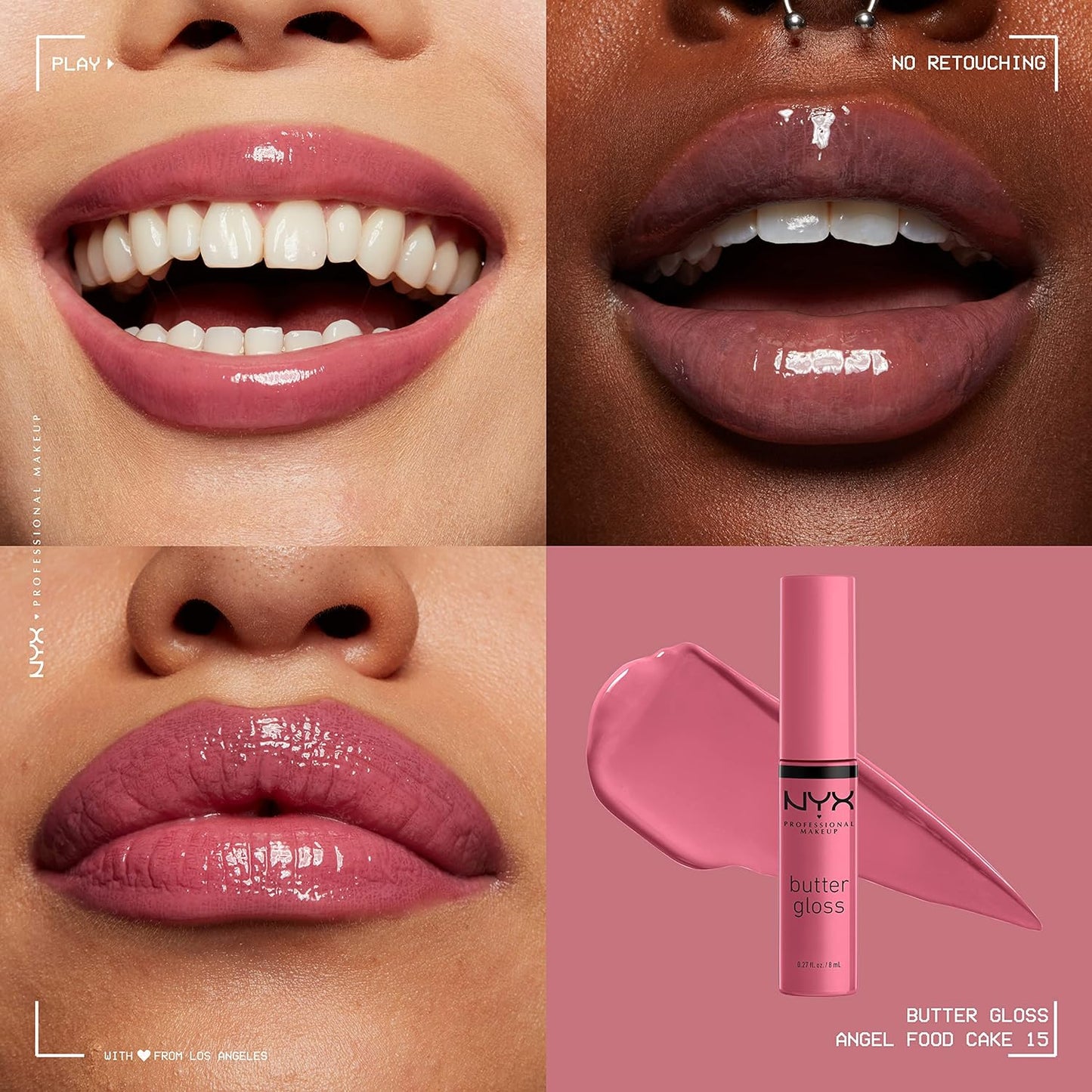 NYX Butter Gloss | Angel Food Cake