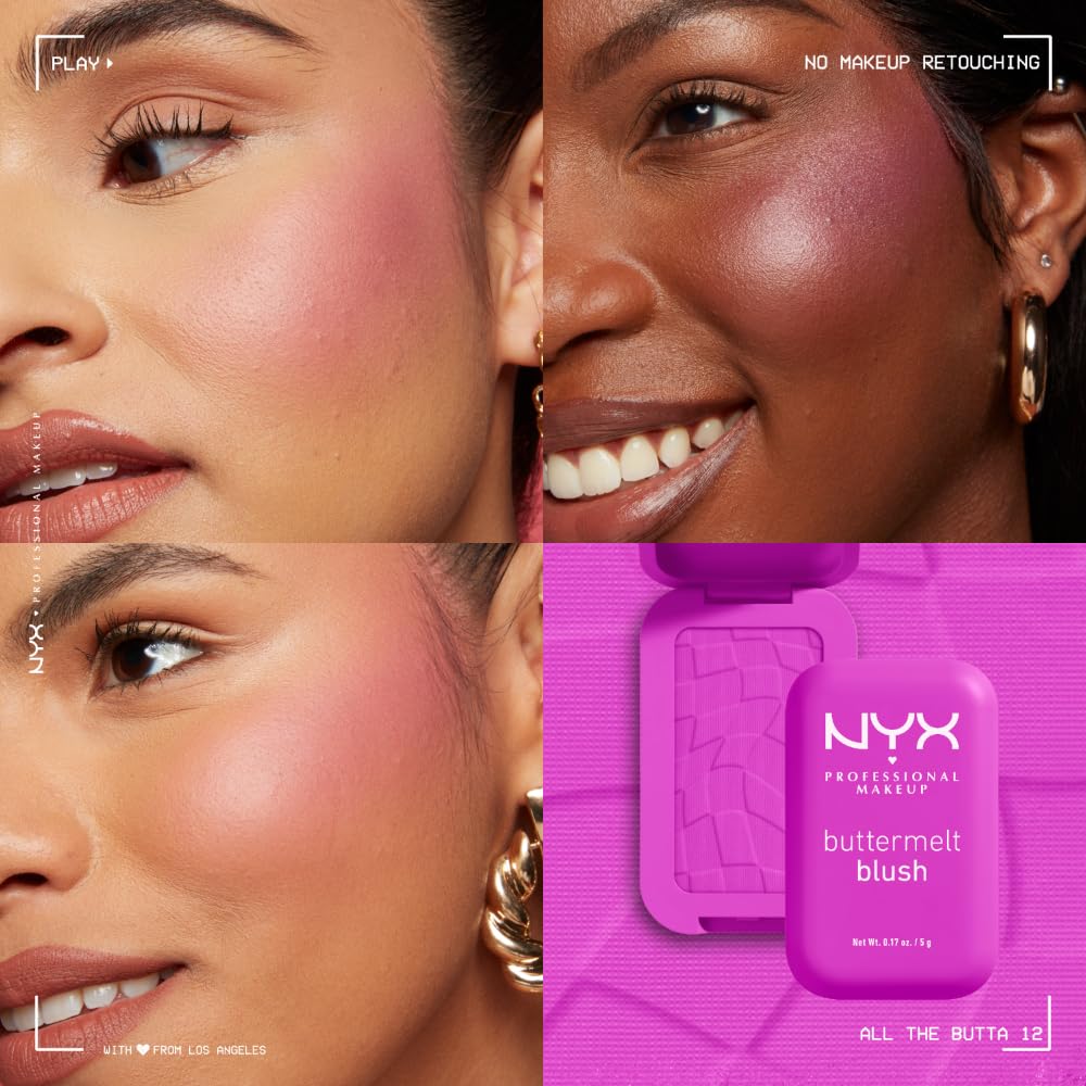 NYX Buttermelt Pressed Powder Blush | All The Butta