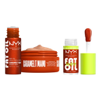 NYX Fat Oil Lip Drip and Body Kit | Caramelt Mami