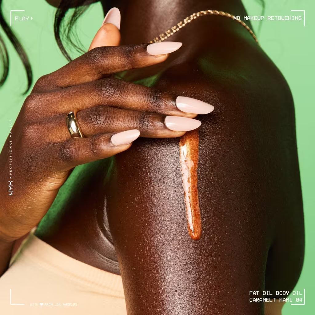 NYX Fat Oil Lip Drip and Body Kit | Caramelt Mami