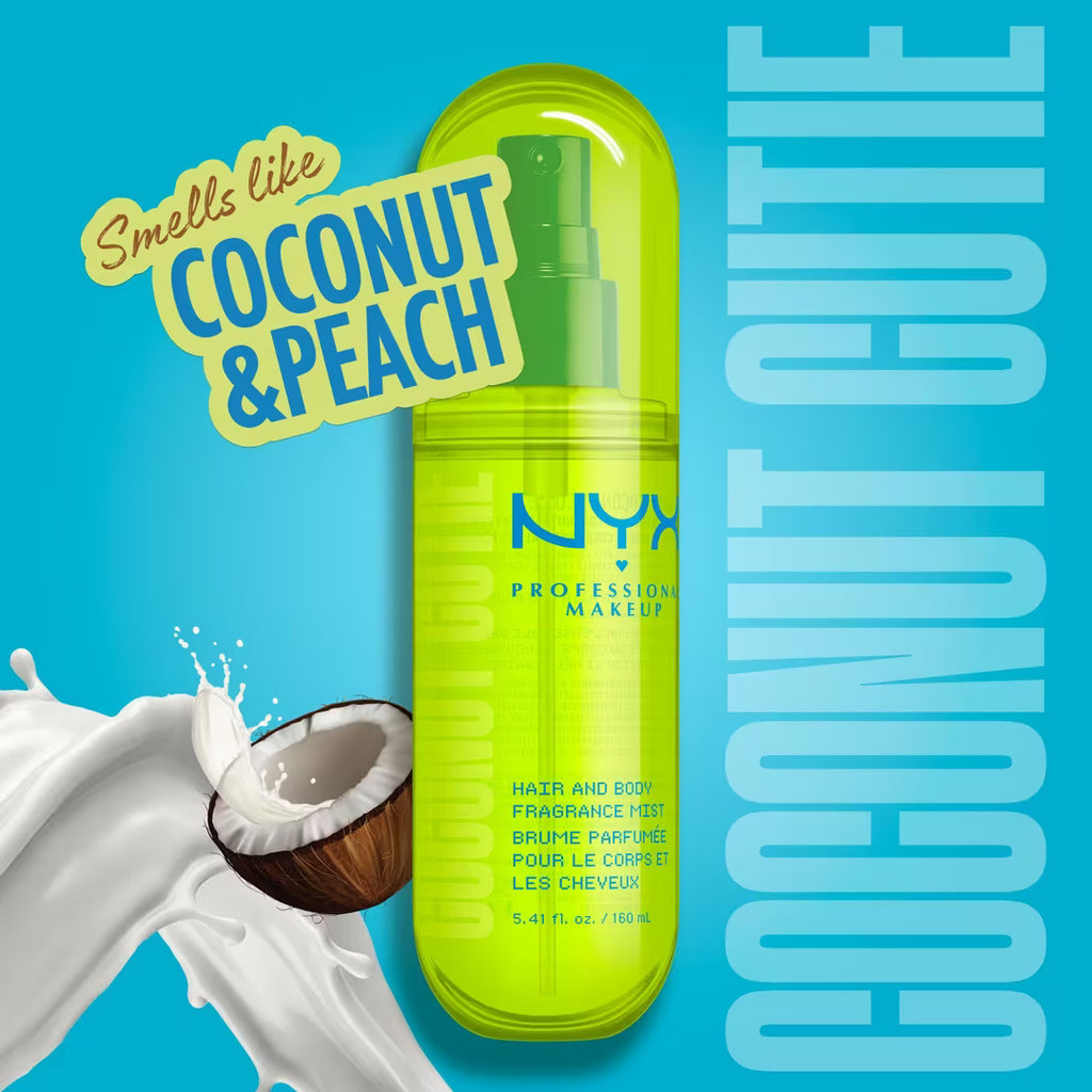NYX Fat Oil Body Hair & Body Fragrance Mist | Coconut Cutie