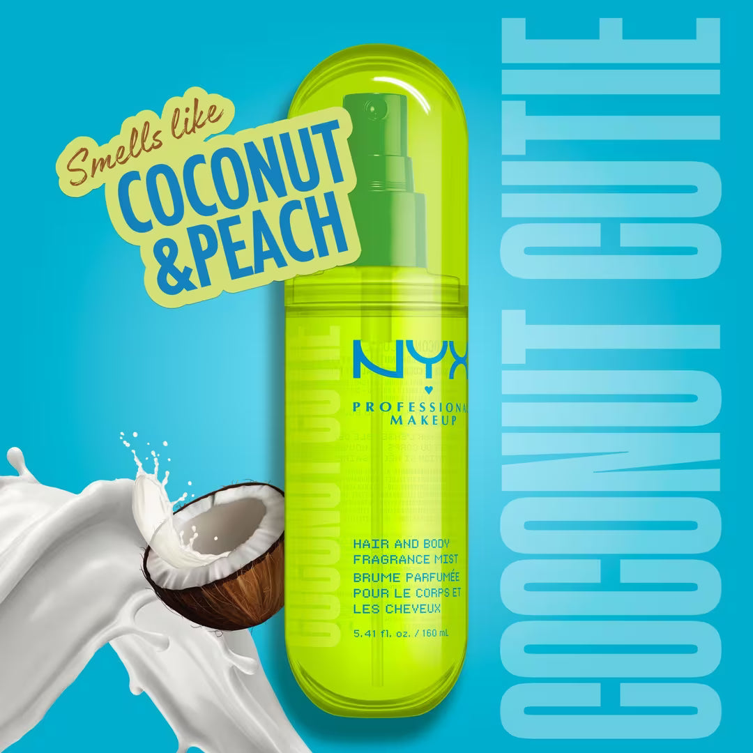 NYX Fat Oil Body Hair & Body Fragrance Mist | Coconut Cutie