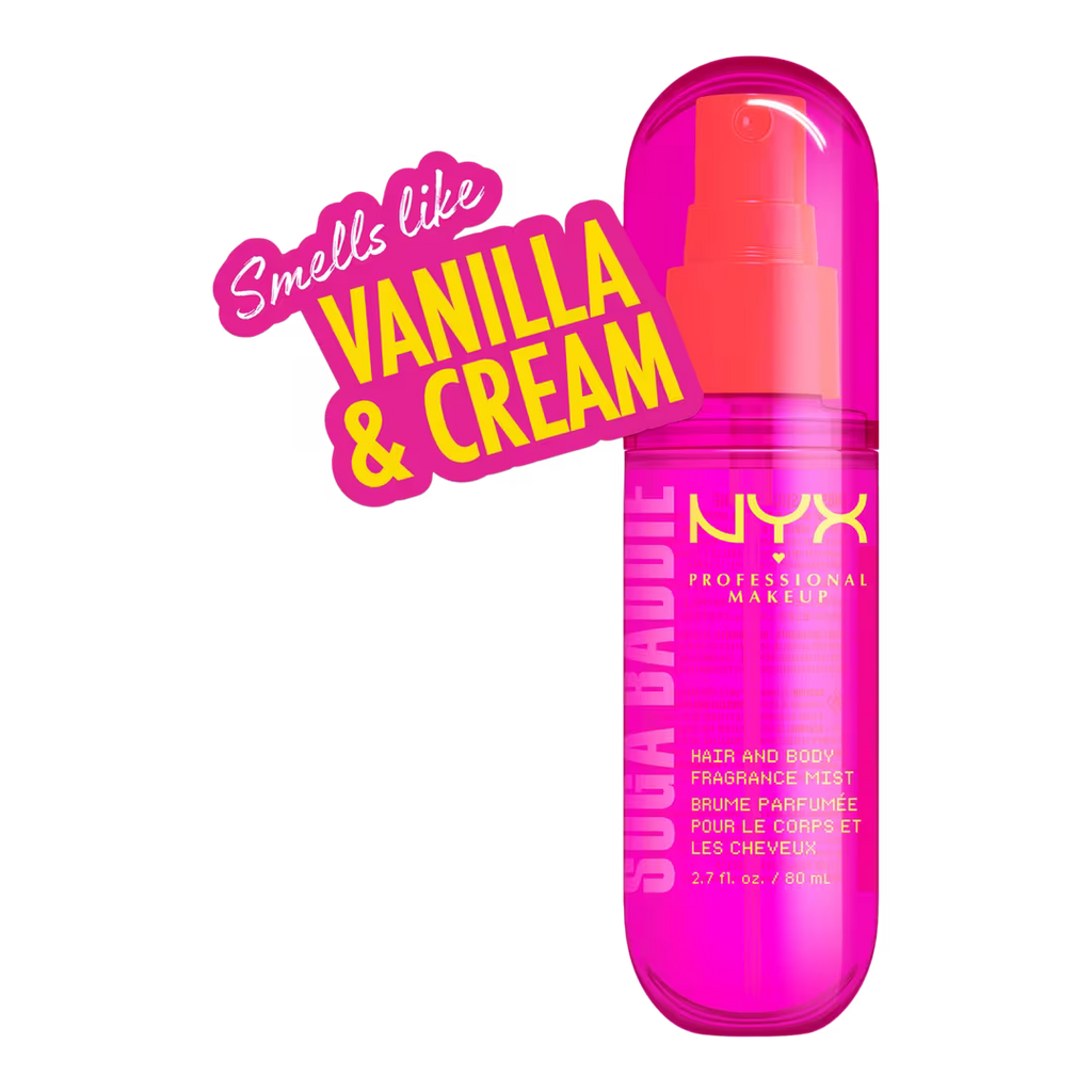 NYX Fat Oil Body Hair & Body Fragrance Mist | Suga Baddie
