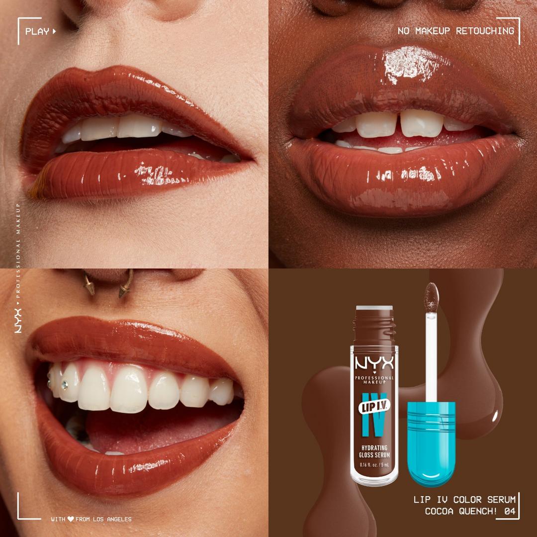 NYX Lip IV Hydrating Gloss Stain | Cocoa Quench