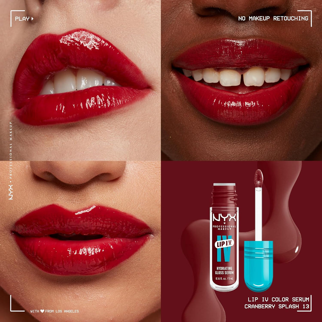 NYX Lip IV Hydrating Gloss Stain | Cranberry Splash