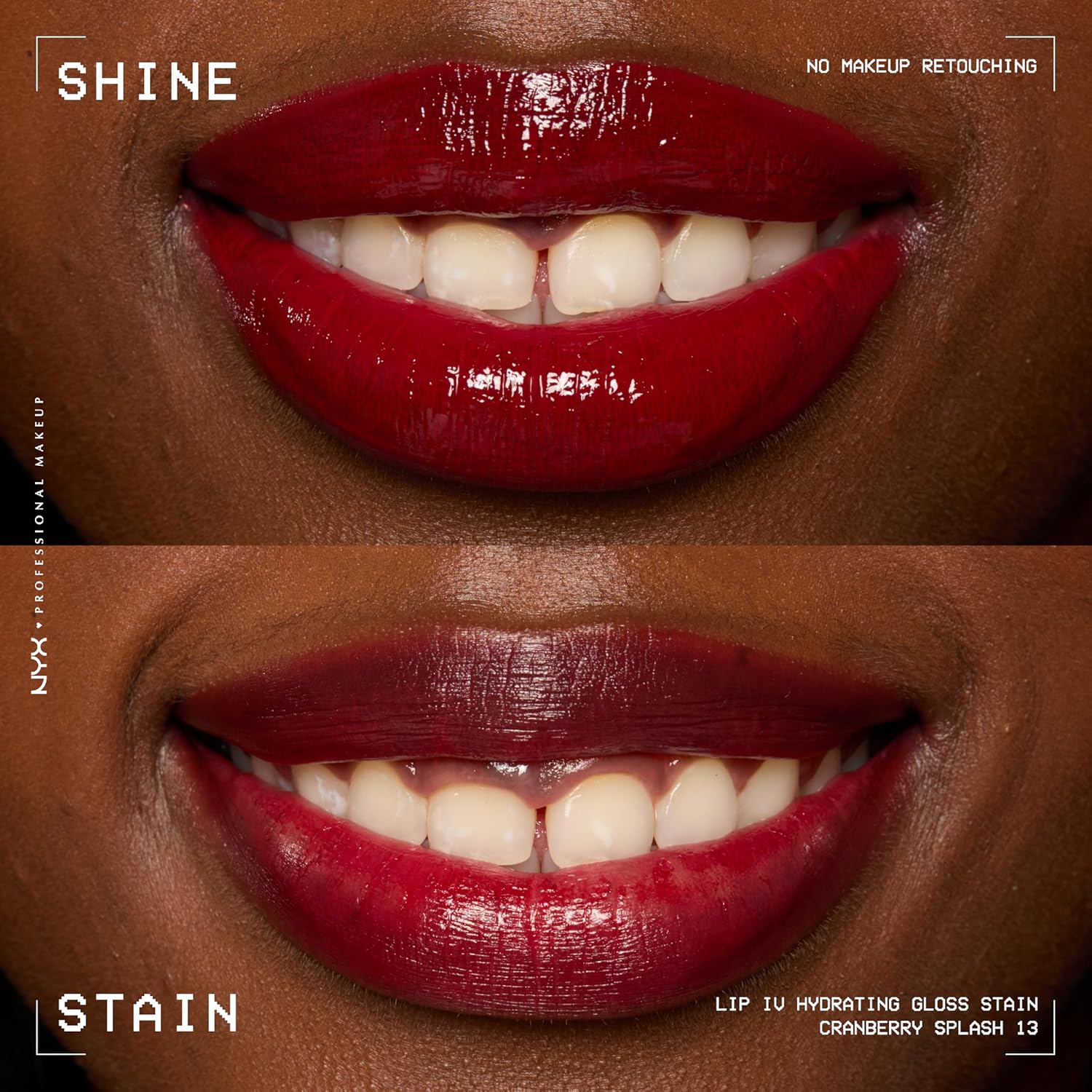 NYX Lip IV Hydrating Gloss Stain | Cranberry Splash