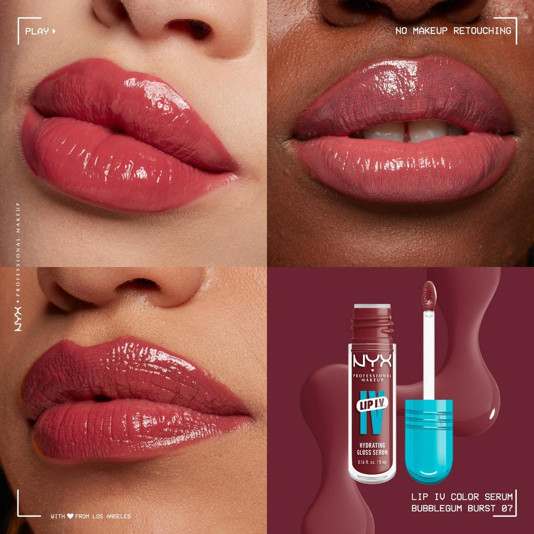 NYX Lip IV Hydrating Gloss Stain | Bubblegum Burst