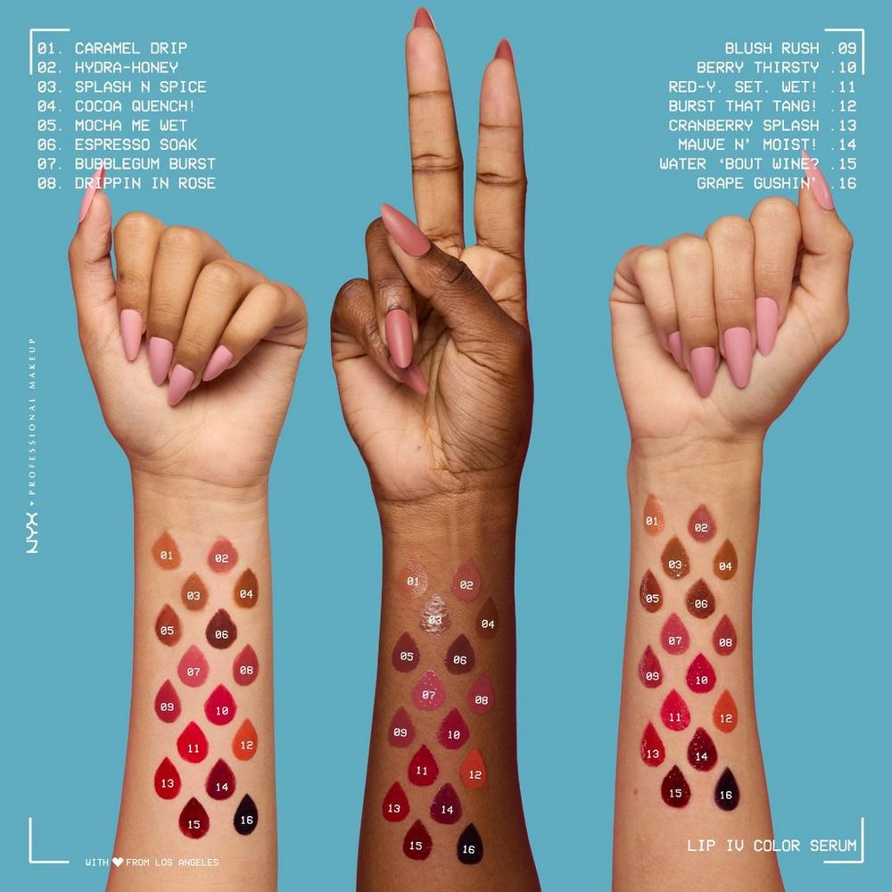 NYX Lip IV Hydrating Gloss Stain | Blush Rush – Cosmetics Paragon