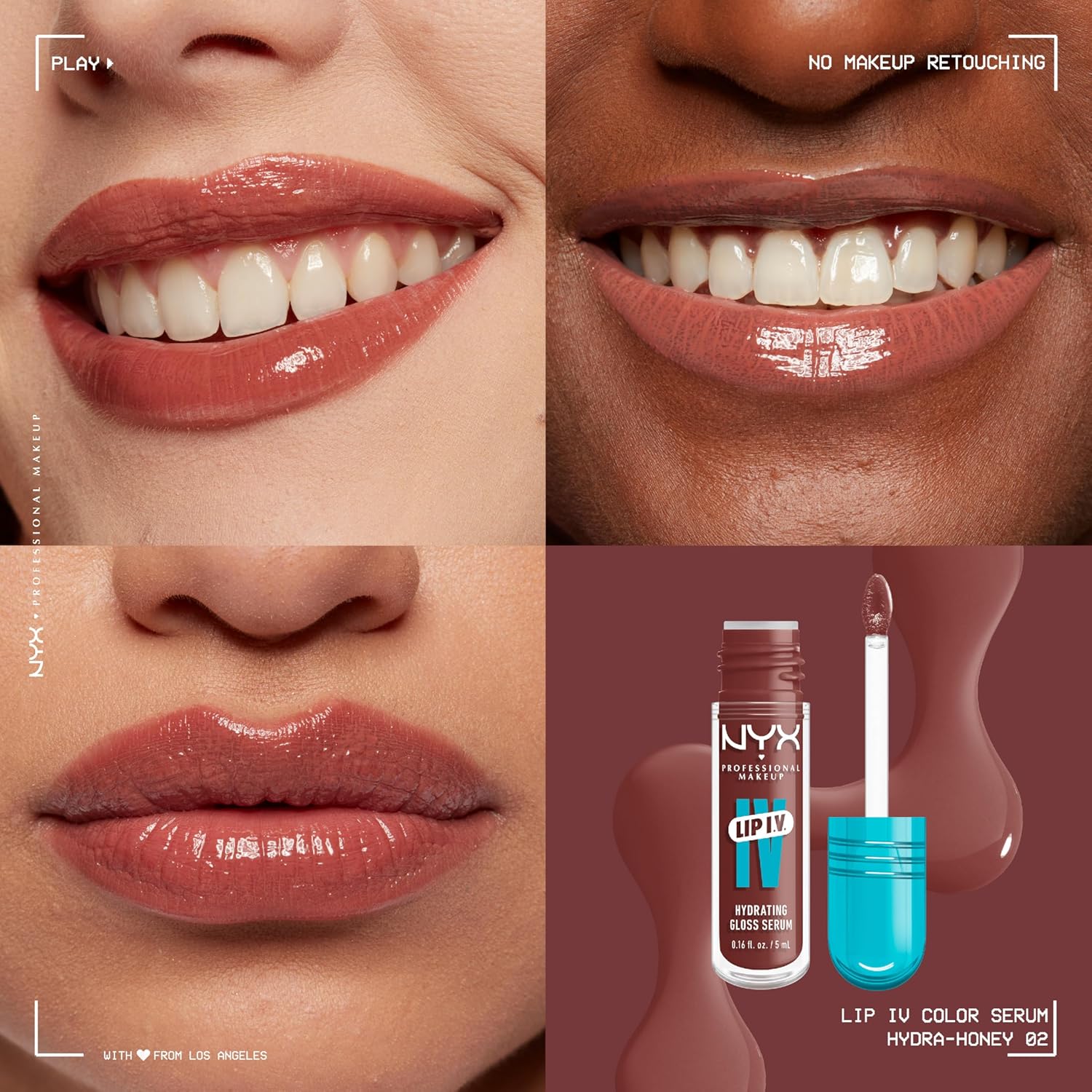 NYX Lip IV Hydrating Gloss Stain | Hydra Honey