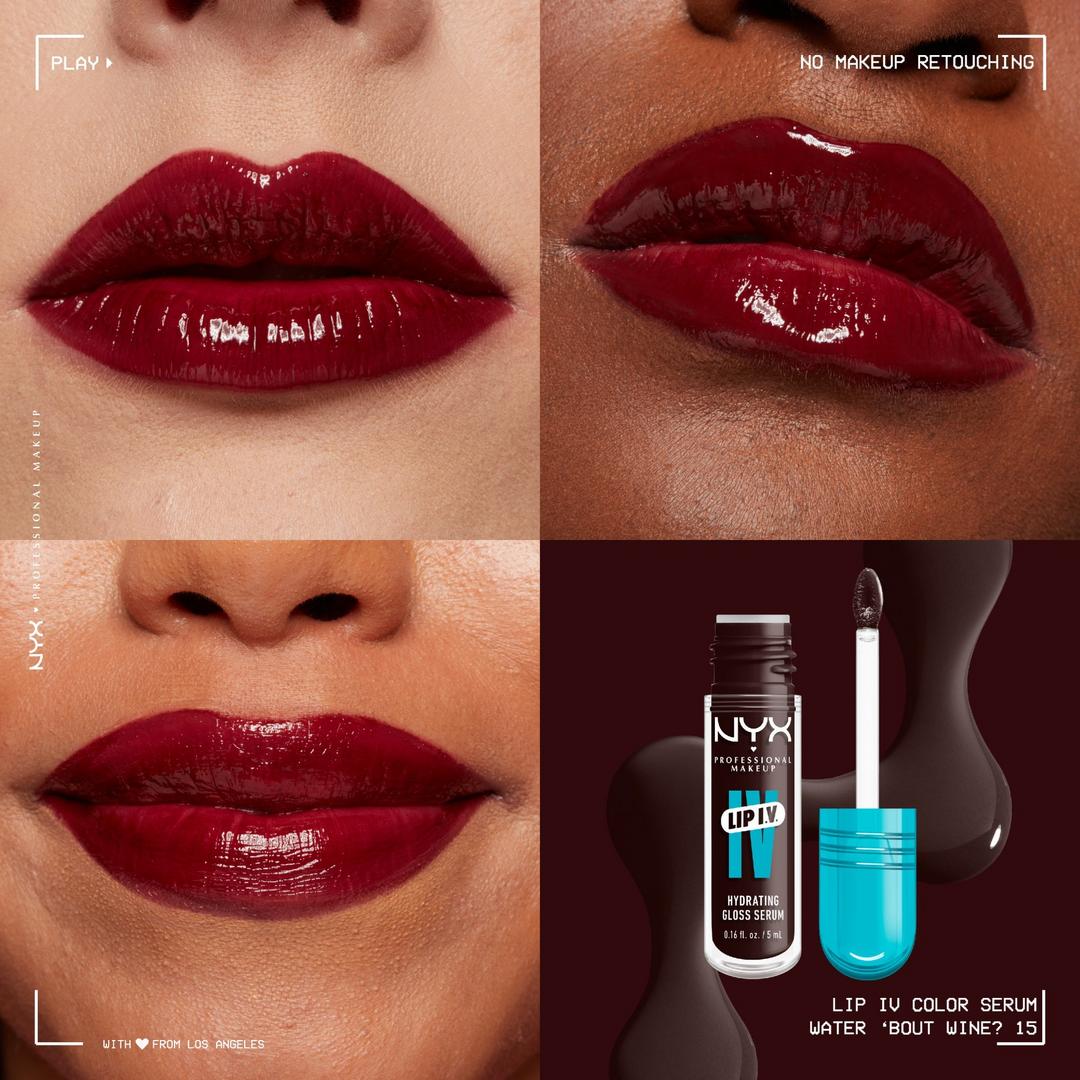 NYX Lip IV Hydrating Gloss Stain | Water Bout Wine