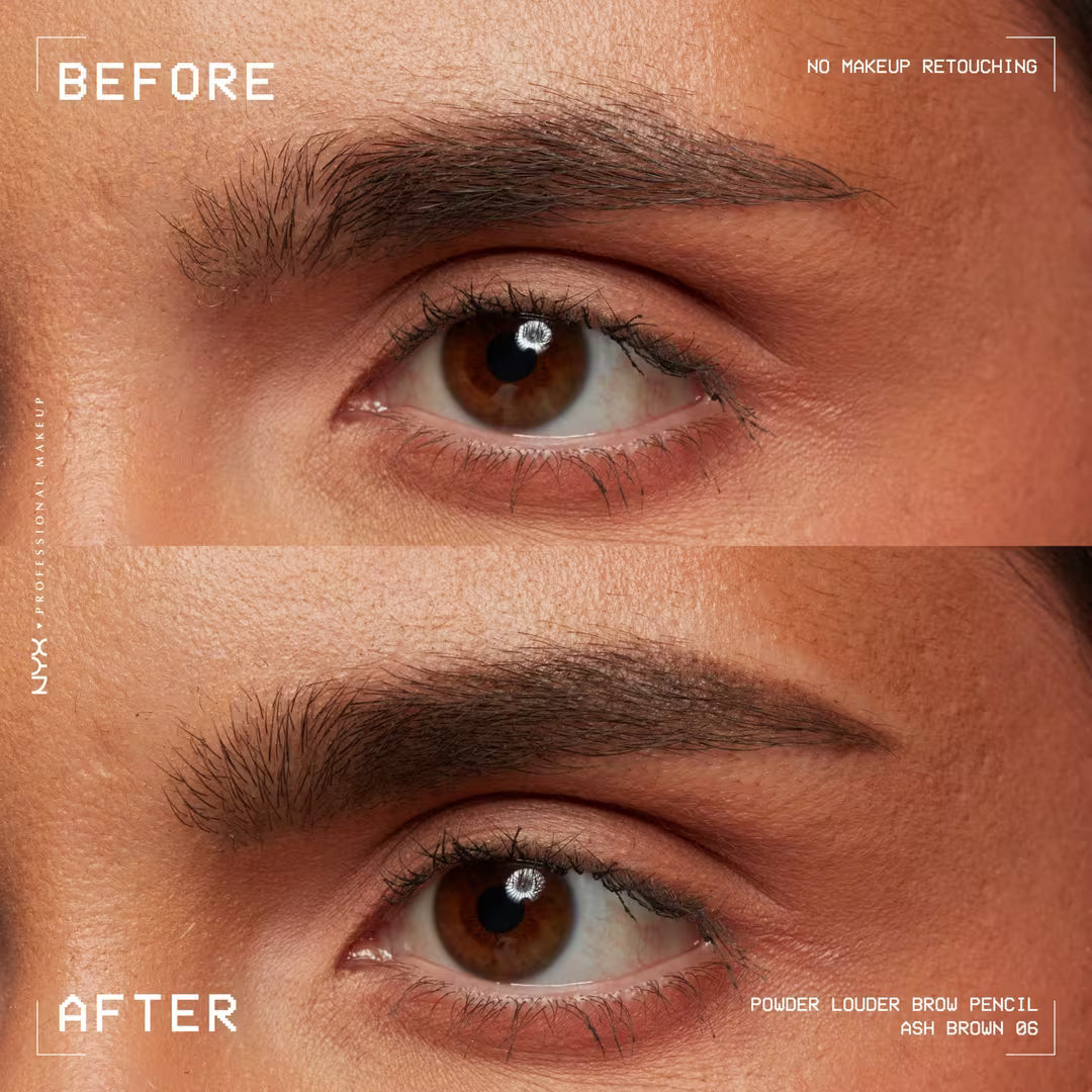 NYX Powder Louder Brow Powder Pencil | Ash Brown