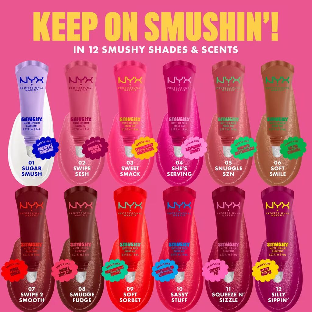 NYX Smushy Matte Lip Balm | Snuggle Szn