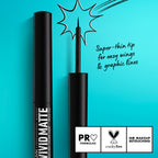 NYX Vivid Brights Matte Liquid Eyeliner | Black
