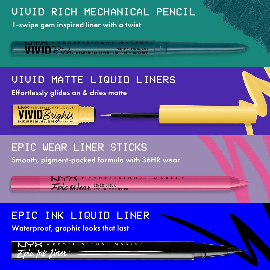 NYX Vivid Rich Mechanical Liner | Aquamarine Dream