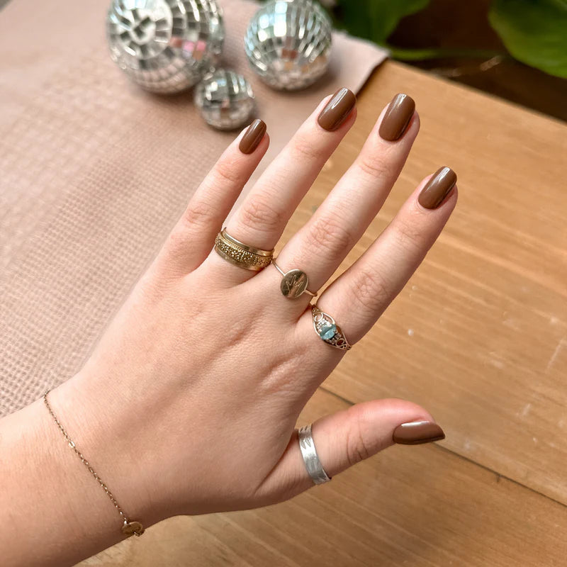 Olive & June Tab Press-Ons | Americano Short Squoval