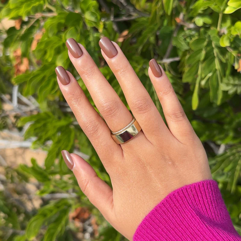 Olive & June Tab Press-Ons | Americano Short Squoval